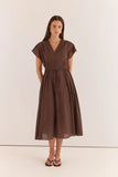 SASS - NAZALIA TIE WAIST DRESS