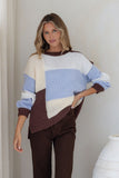MISS MARLOW - NORTH POINT COLOUR BLOCK KNIT