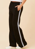 CKM - STRAIGHT LEG TRACKPANT WITH SIDE STRIPE