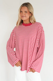 ALL ABOUT EVE - PALOMA LS STRIPE TEE