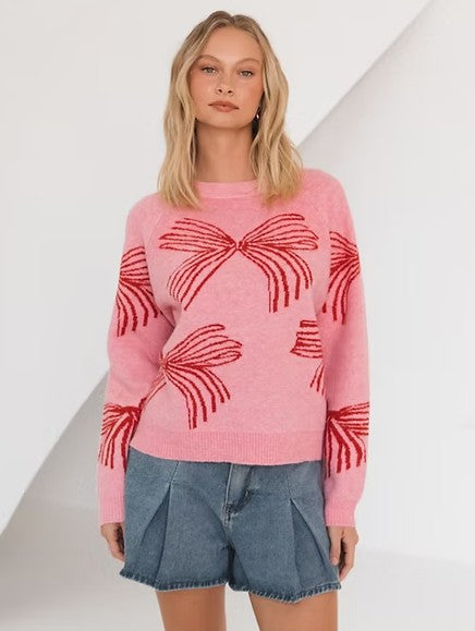 PAPER HEART - RIBBON KNIT JUMPER
