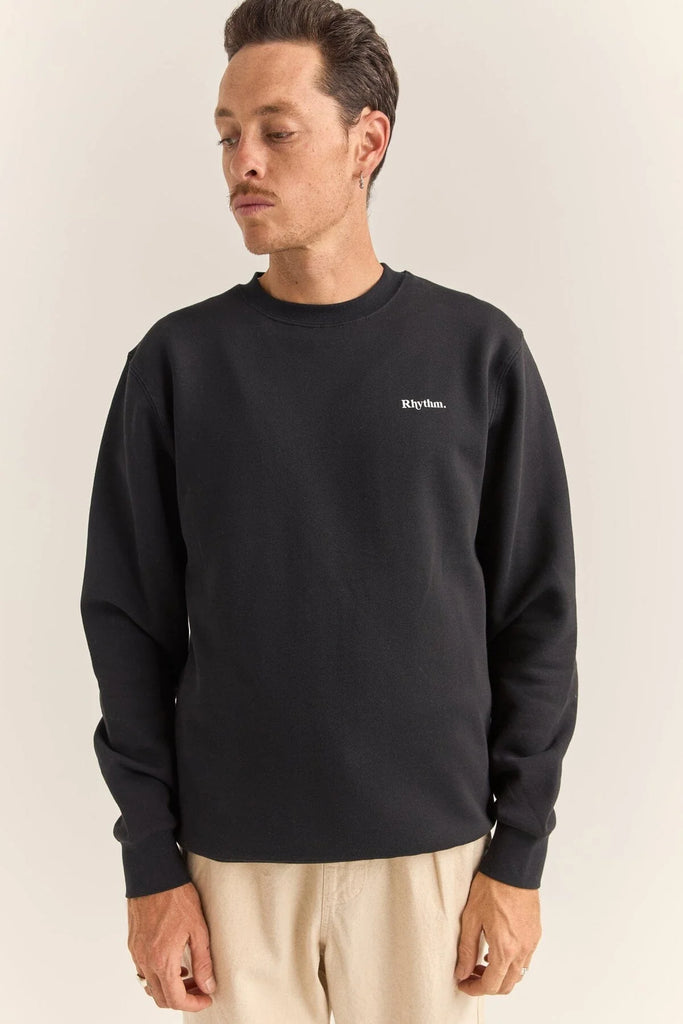 RHYTHM - BRAND FLEECE CREW