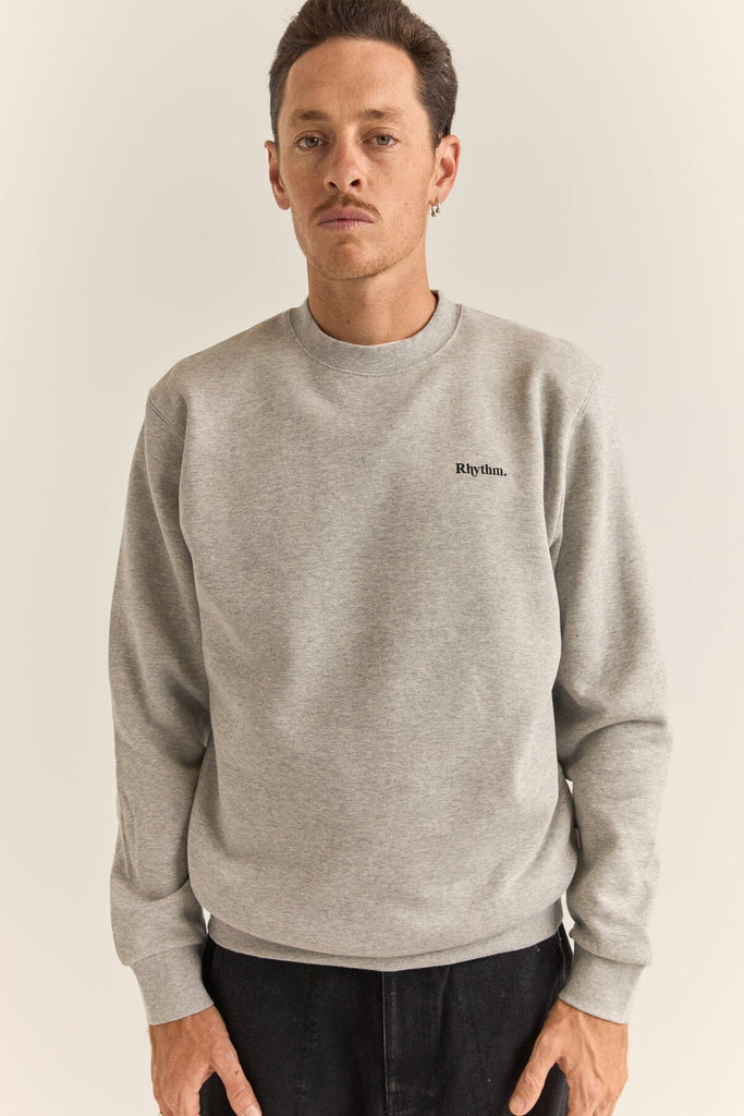 RHYTHM - BRAND FLEECE CREW