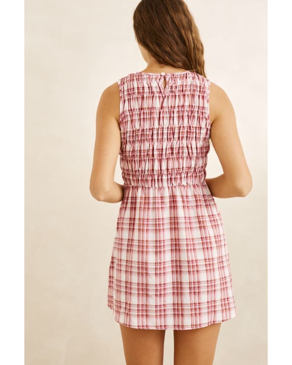 RHYTHM - CHELSEA CHECK MINI DRESS