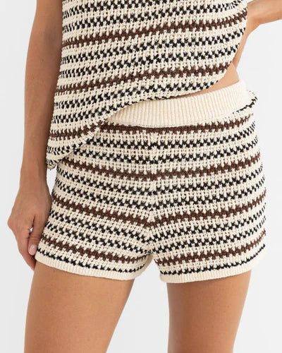 RHYTHM - TAMI STRIPE KNIT SHORT