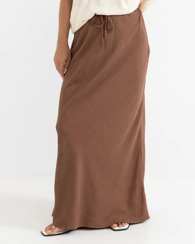 RHYTHM - NADIA BIAS CUT MAXI SKIRT