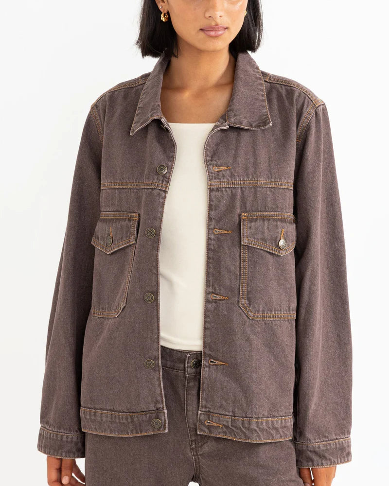 RHYTHM - DEMI OVERSIZED DENIM JACKET