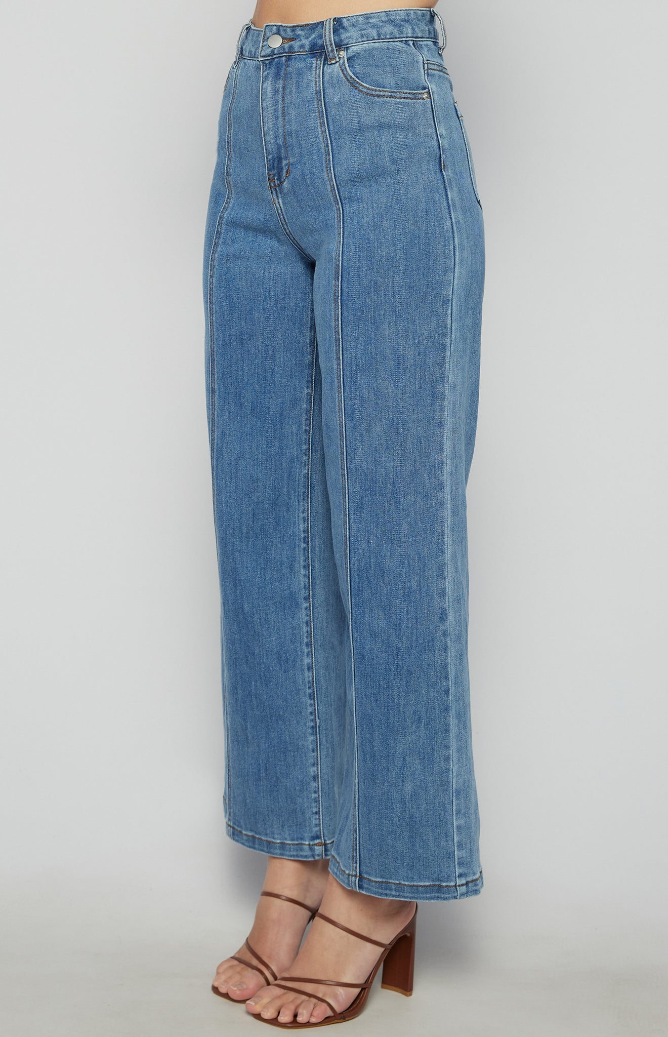 STYLE STATE - PATCH POCKET DETAIL DENIM JEANS