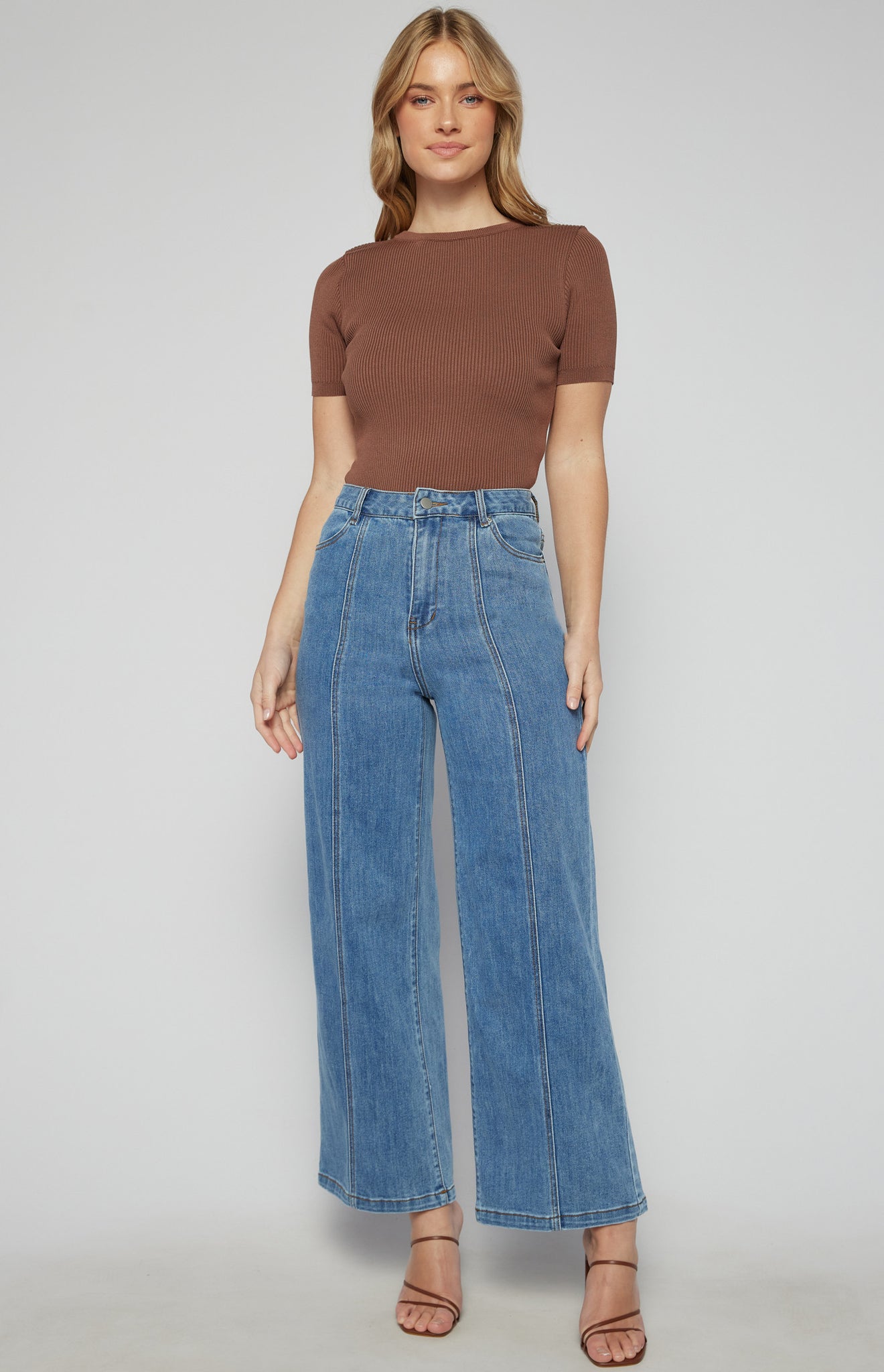 STYLE STATE - PATCH POCKET DETAIL DENIM JEANS
