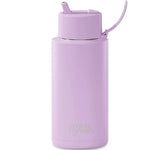 FRANK GREEN - 34OZ CERMAIC BOTTLE WITH FLIP STRAW LID