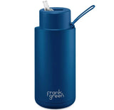 FRANK GREEN - 34OZ CERMAIC BOTTLE WITH FLIP STRAW LID