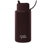FRANK GREEN - 34OZ CERMAIC BOTTLE WITH FLIP STRAW LID