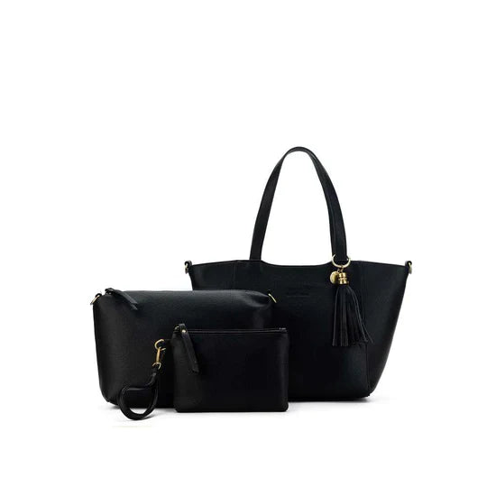 BLACK CAVIAR - LIANA HANDBAG SET 3PC
