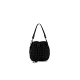BLACK CAVIAR - MINDY WOVEN BUCKET BAG