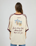ALL ABOUT EVE - SPARK OVERSIZED V-NECK TEE