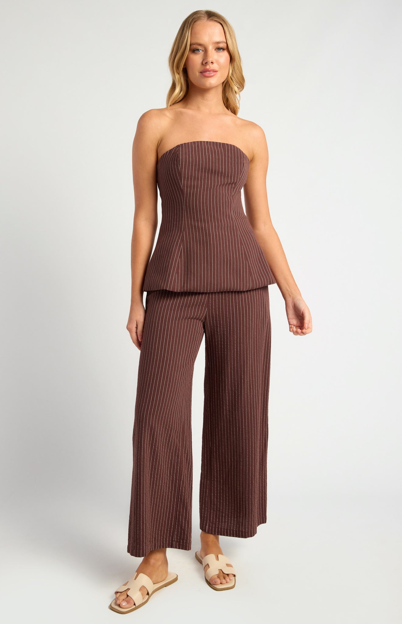 STYLE STATE - PIN STRIPE PANTS