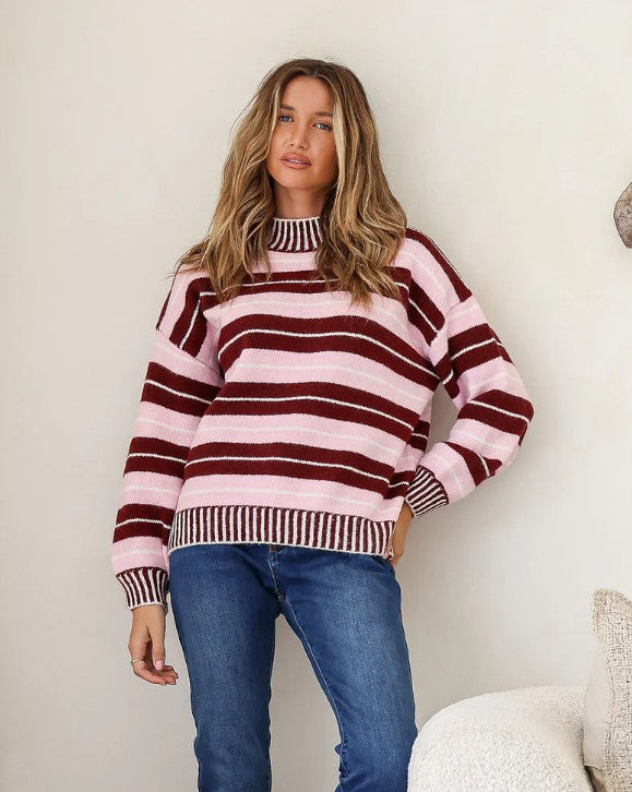 MISS MARLOW - STANFORD MULTI STRIPE KNIT