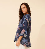 BOTTEGA MODA - SEQUIN DETAIL PRINTED TOP