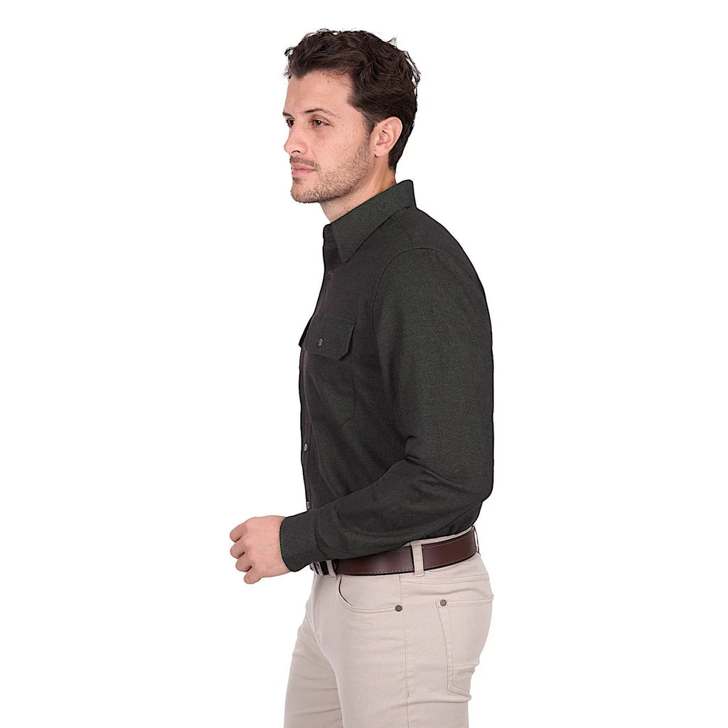THOMAS COOK - MENS KEITH THERMAL 2 PKT LS SHIRT