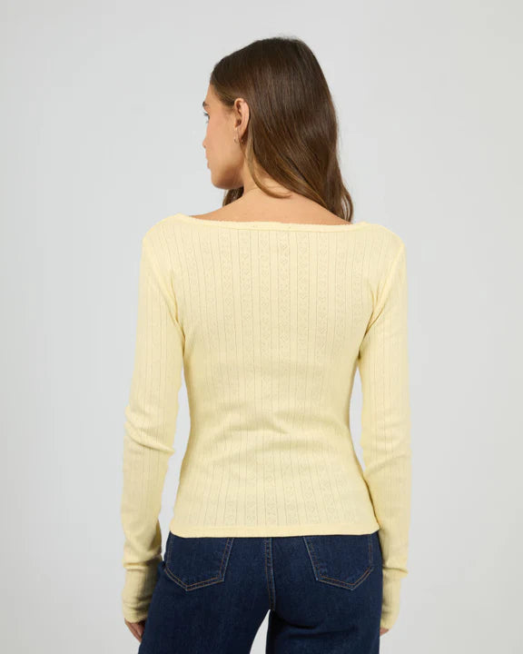 ALL ABOUT EVE - TIA LONG SLEEVE TOP