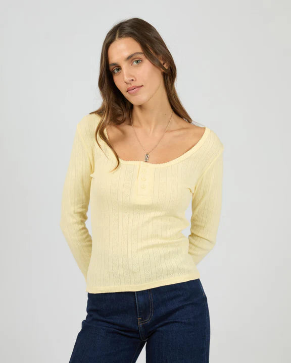 ALL ABOUT EVE - TIA LONG SLEEVE TOP