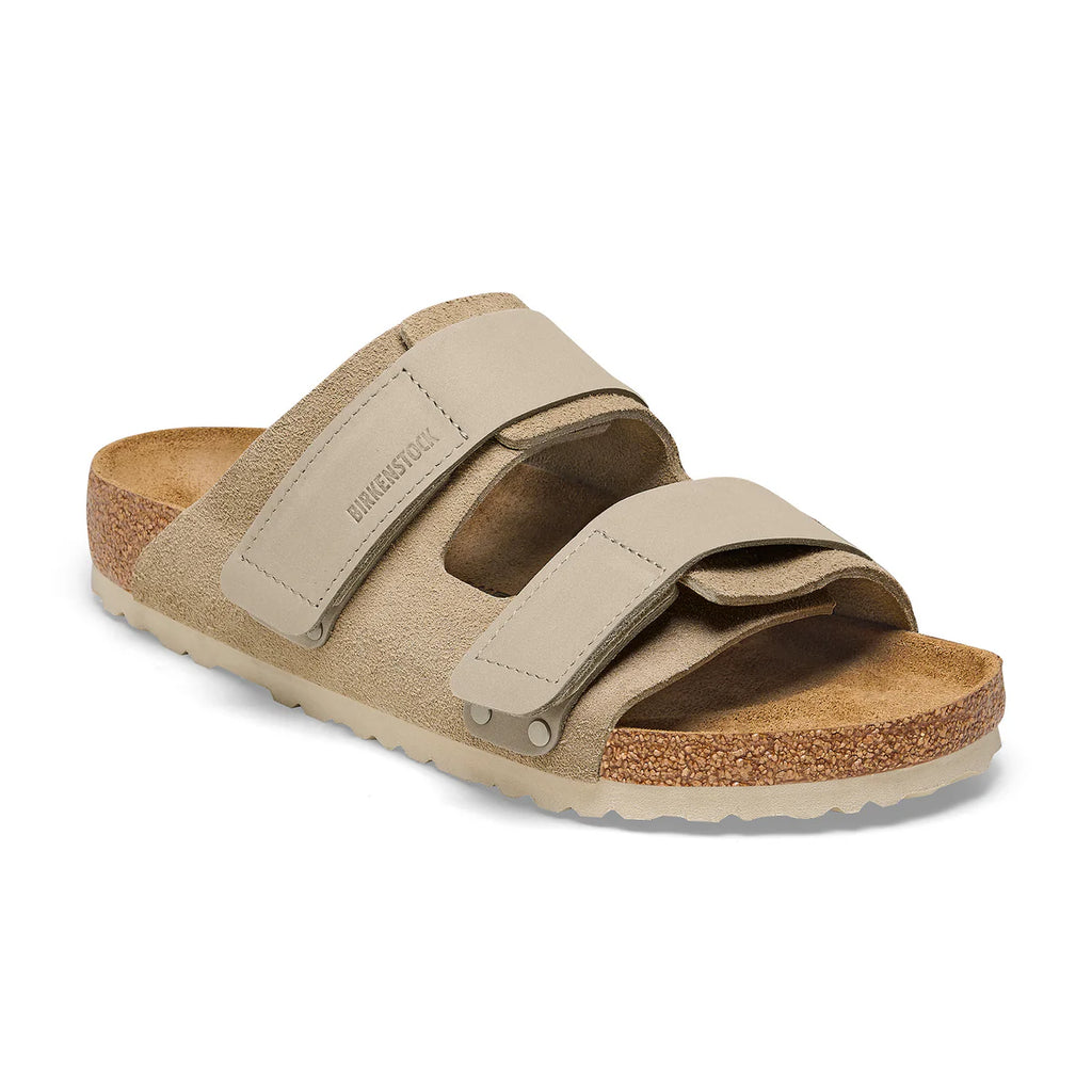 BIRKENSTOCK - UJI TAUPE SUEDE/NUBUCK LEATHER REGULAR