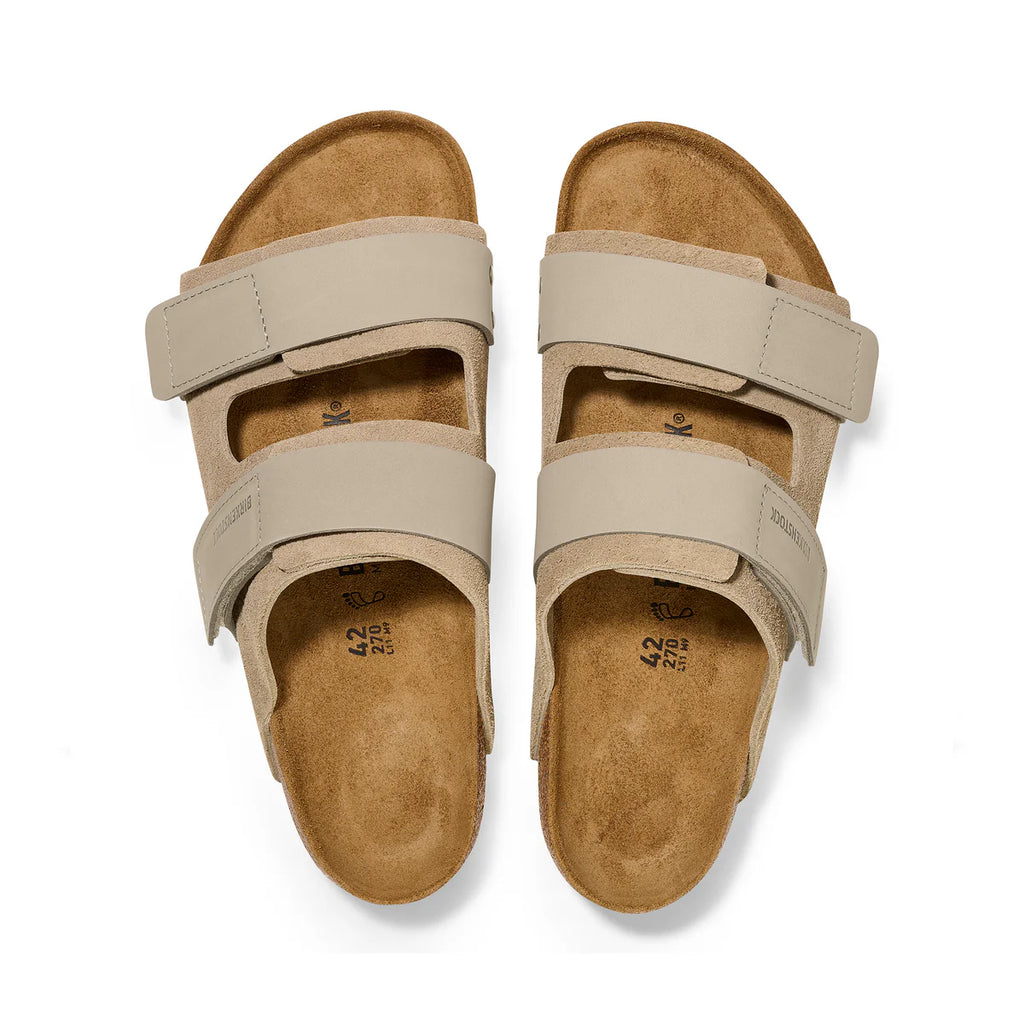 BIRKENSTOCK - UJI TAUPE SUEDE/NUBUCK LEATHER REGULAR