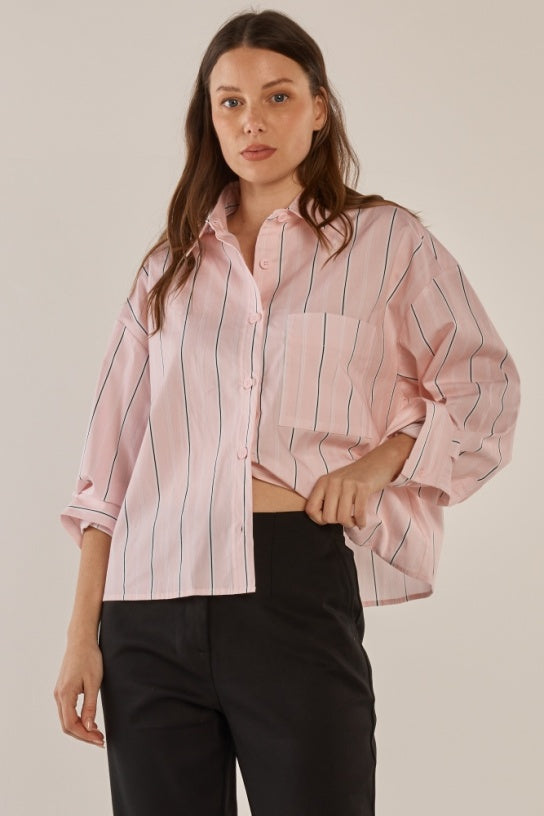 BETTY BASICIS - ERIN CROP SHIRT