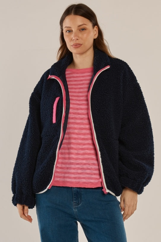 BETTY BASICS - JAYNE FLEECE JACKET