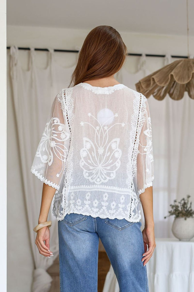 GRACE & CO - BUTTERFLY TOP