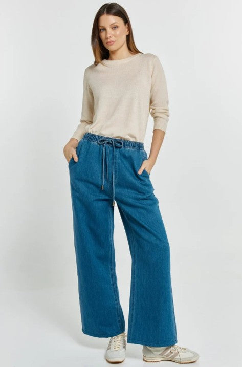 BETTY BASICS - VESPA DENIM JOGGER