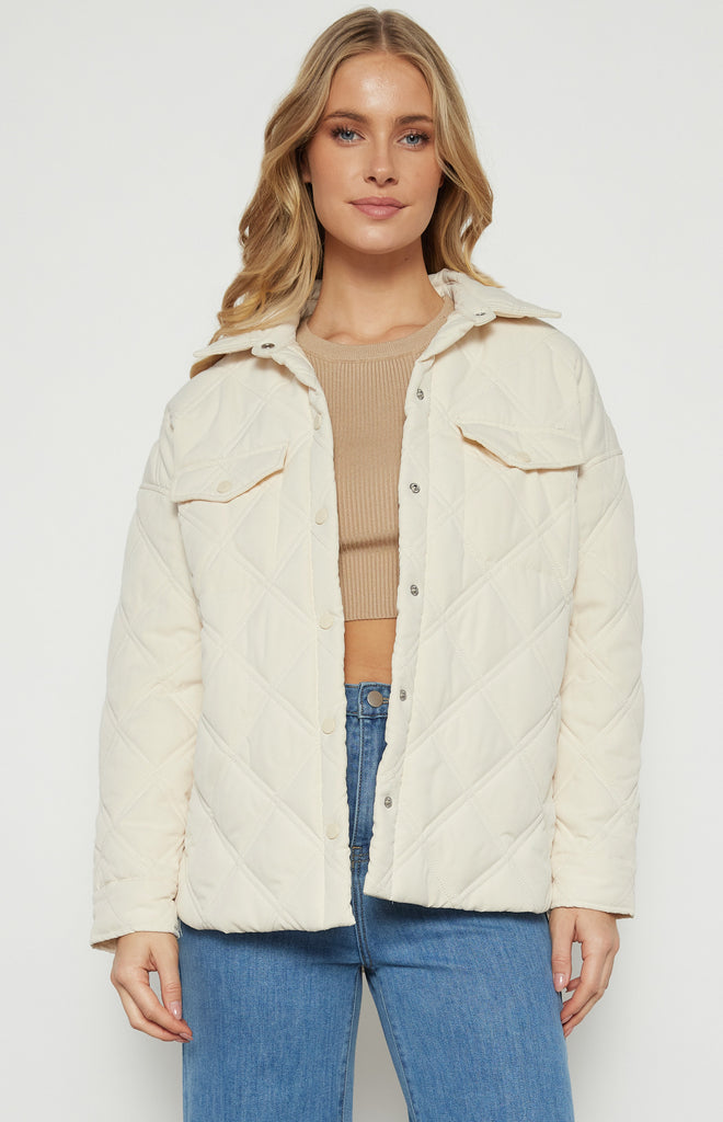 WINNIE & CO - QUILED TRUCKER JACKET