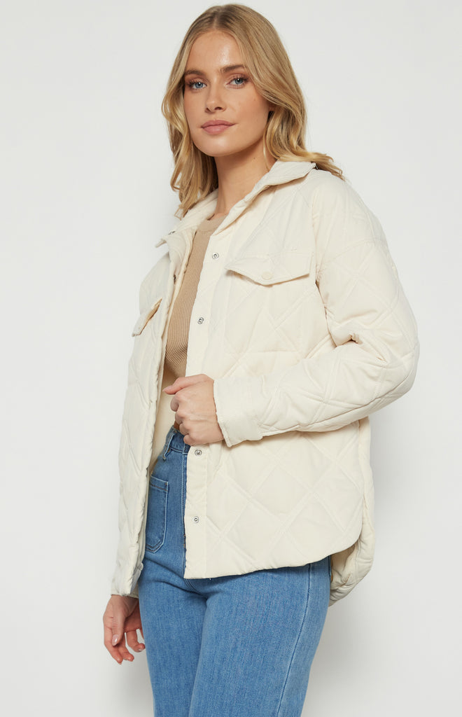 WINNIE & CO - QUILED TRUCKER JACKET