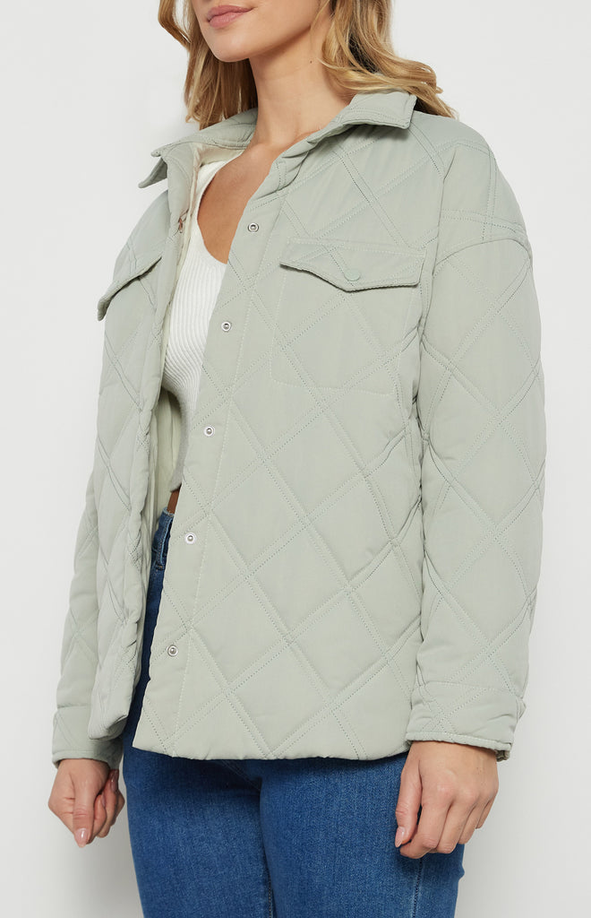 WINNIE & CO - QUILED TRUCKER JACKET