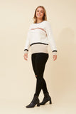CKM - STRIPE KNIT PULLOVER