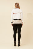 CKM - STRIPE KNIT PULLOVER